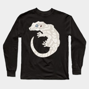 White Blotched Gargoyle Gecko Long Sleeve T-Shirt